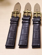 3xgenuine leather croco for sale  PINNER