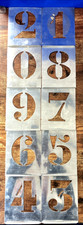 Vintage metal number for sale  SETTLE