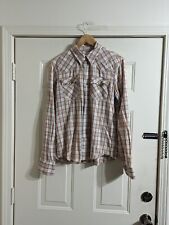 Xadrez Hollister California Original Vintage Macio Transparente Surf Masculino Grande RETRO!! comprar usado  Enviando para Brazil