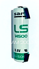 N.10 Batteria pila stilo AA litio SAFT LS14500 cnr 3,6V 2600mAh c/lamelle  na sprzedaż  Wysyłka do Poland