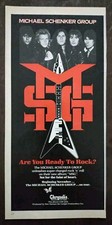 1981 Michael Schenker Group foto comércio anúncio impresso - álbum MSG promocional [5x10] comprar usado  Enviando para Brazil