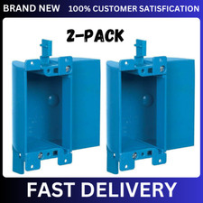 1 velocidad 17 cu. in. Interruptor eléctrico de PVC poco profundo antiguo trabajo y caja de toma de corriente paquete de 2 segunda mano  Embacar hacia Mexico