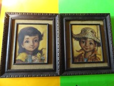 Pair oil canvas for sale  Rockford