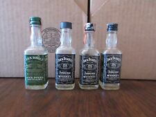 4 estampillas de impuestos vintage Mini Jack Daniels Old Time Tennessee whisky etiqueta verde segunda mano  Embacar hacia Argentina