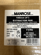 Manrose 100 automatic for sale  PONTEFRACT