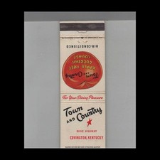 Matchbook cover town for sale  Raymond