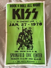 Kiss concert poster for sale  Horseheads