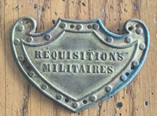 Military requisition badge d'occasion  Expédié en Belgium