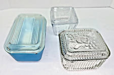 TRÊS~Pratos de geladeira vintage~PYREX, outros, usado comprar usado  Enviando para Brazil