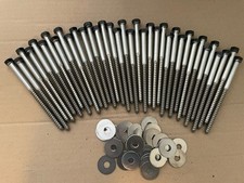 Parafusos de lag de aço inoxidável (36) 3/8” x 6” com arruelas comprar usado  Enviando para Brazil