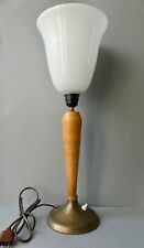 Lampe métal bois d'occasion  Mortrée