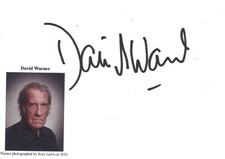 David Warner, ator inglês, Mid Summer Nights Dream e série Star Trek (4097 comprar usado  Enviando para Brazil