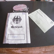 Wehrpass 1961 schwere gebraucht kaufen  Würselen