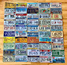 Juego de 50 placas estatales de EE. UU. en estado artesanal segunda mano  Embacar hacia Mexico