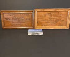 Painéis de madeira lacada com moldura de vinho fino 1985 Chateau Pontet-Canet comprar usado  Enviando para Brazil