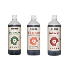 BioBizz Dünger Bio Grow, Bio Bloom und Top Max je 1 L Bio-Dünger Wuchs & Blüte comprar usado  Enviando para Brazil