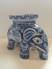Blumenhocker elefant blau gebraucht kaufen  Bremen