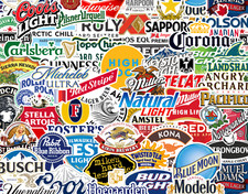 Beer logo sticker for sale  Dover