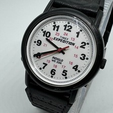 Vintage Timex Expedition Relógio de Quartzo Militar Feminino 30m Resina Preta Nova Bateria comprar usado  Enviando para Brazil