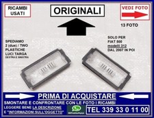 Plastica luce targa usato  Carrara