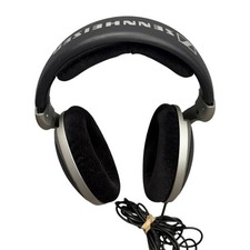 Fones de ouvido Sennheiser HD 555 headband audiófilo testado funcionando com adaptadores comprar usado  Enviando para Brazil
