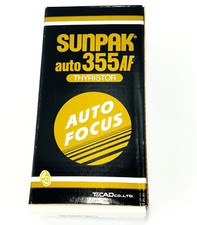 Flash de montagem com foco automático para Nikon - Sunpak Auto 355AF Thyristor - Caixa aberta comprar usado  Enviando para Brazil