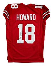 CAMISETA WILL HOWARD FIRMADA PERSONALIZADA CORTE JUEGO ROJA OHIO STATE BECKETT CERTIFICADO DE AUTENTICIDAD segunda mano  Embacar hacia Argentina