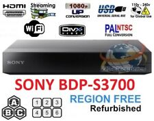 SONY BDP-S3700 Recondicionado REGIÃO LIVRE BLU-RAY DVD PLAYER ZONA A B C DVD 0-8 USB comprar usado  Enviando para Brazil