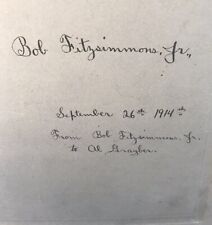 1914 bob fitzsimmons for sale  Murrysville