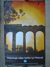 Original poster motorail for sale  RUGBY