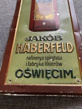 stara tablica Jakób Haberfeld na sprzedaż  PL