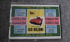 Lotteria monza 1956 usato  Prato