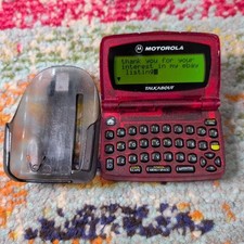 Pager bidirecional Motorola T900 Talkabout em VERMELHO!!RARO testado , usado comprar usado  Enviando para Brazil