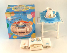 Vintage Muffy Vanderbear Splish Splash Washstand com Jarro Tigela Toalhas comprar usado  Enviando para Brazil