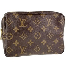 Bolsa Louis Vuitton monograma calça toilette 18 couro marrom 3229, usado comprar usado  Enviando para Brazil