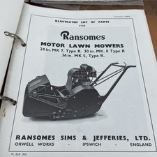 Ransomes motor lawn for sale  HITCHIN