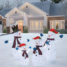 4ft snowman family for sale  HESSLE