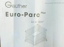 Geuther 2232 euro gebraucht kaufen  Deutschland