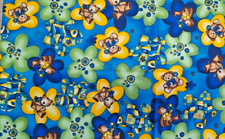 Kinderstoff baumwollstoff blau gebraucht kaufen  Leipzig