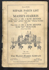 Massy harris 112 for sale  Sedalia