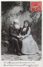Grandfather grandmother bench d'occasion  Expédié en Belgium