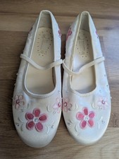 White pink embroidered for sale  ILKESTON