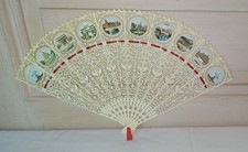 Ancien eventail vintage d'occasion  Castelnau-le-Lez