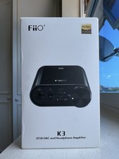 Amplificador de fone de ouvido FiiO K3 USB tipo-C DAC preto RRP £163 comprar usado  Enviando para Brazil