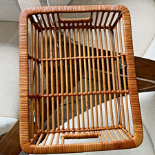 Danish rattan serving for sale  Aptos