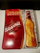 Placa BRAHMA Beer Drink Light Up Cervejaria Do Brasil 1888 Funciona Ótimo 14x12! comprar usado  Enviando para Brazil