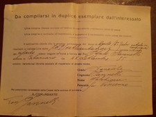 Documento guerra spagna usato  Catanzaro