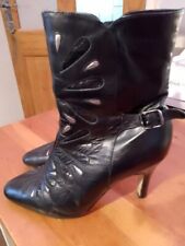 Black real leather for sale  KEIGHLEY