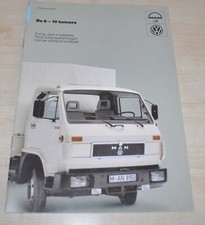 Folheto de caminhão cabine MAN 6-10 toneladas VW LT Prospekt NL comprar usado  Enviando para Brazil