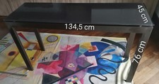 Consolle cristallo allungabile usato  Novara